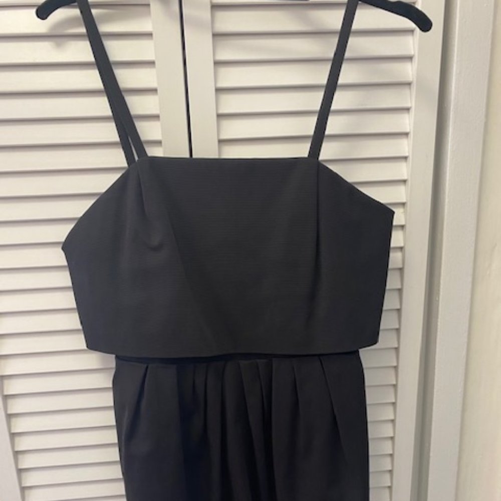 Maje black mini dress